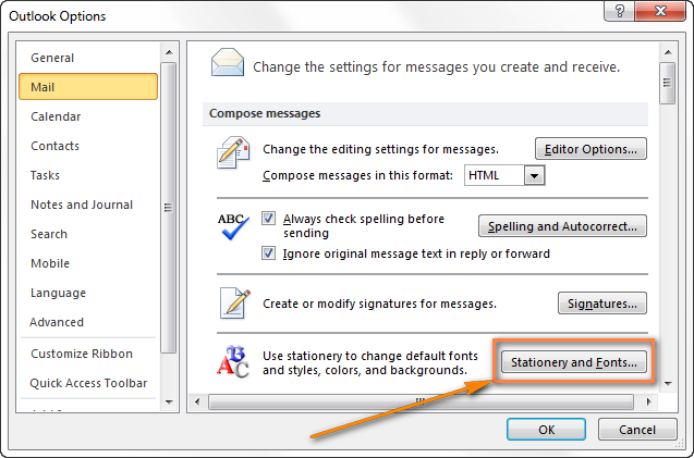 utwórz konkretny szablon wiadomości e-mail w programie Outlook 2011
