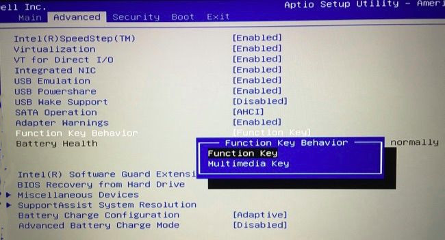 disable f1 instant bios