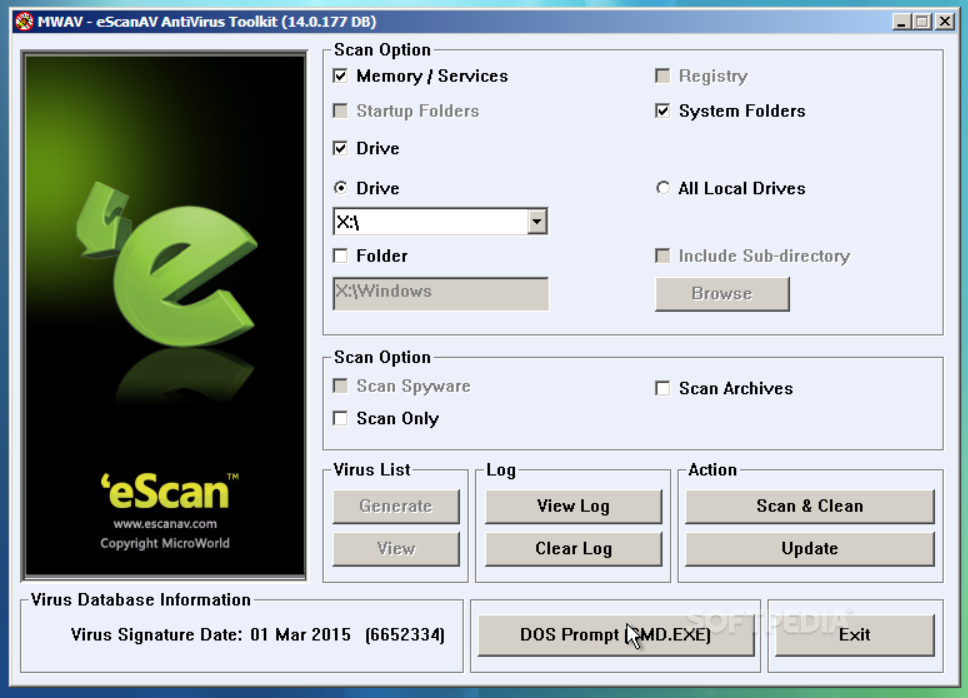 escan rescue disk open download