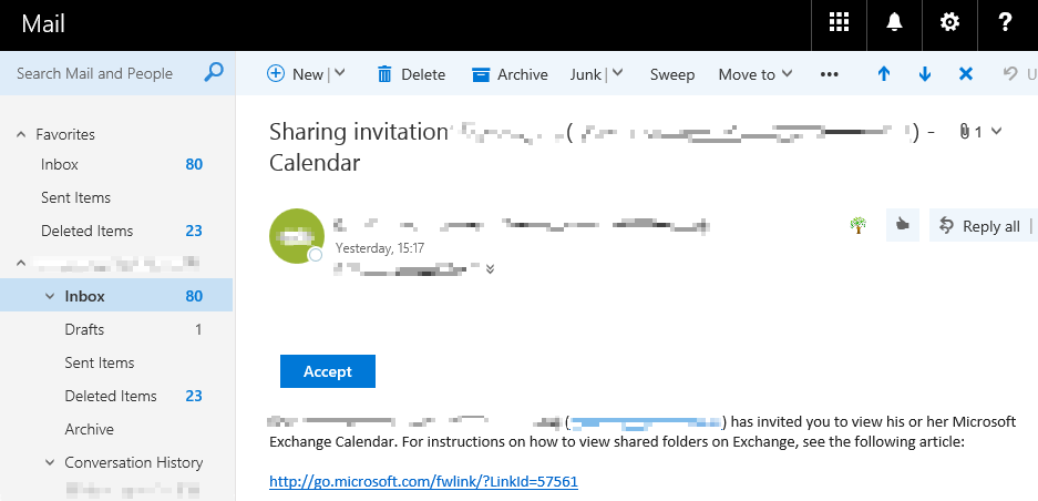 kalendarz internetowy podczas programu Outlook 2011 mac