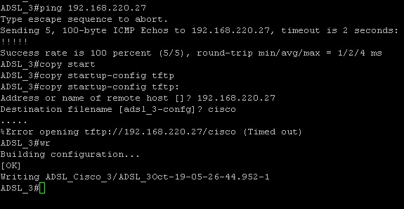 tftp timed and also error cisco