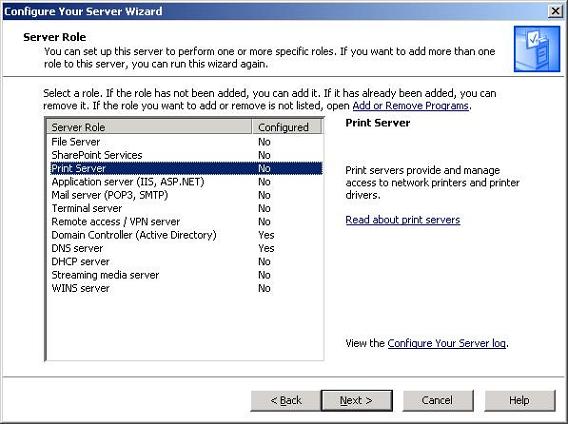 windows - drivers do servidor de impressão win2003