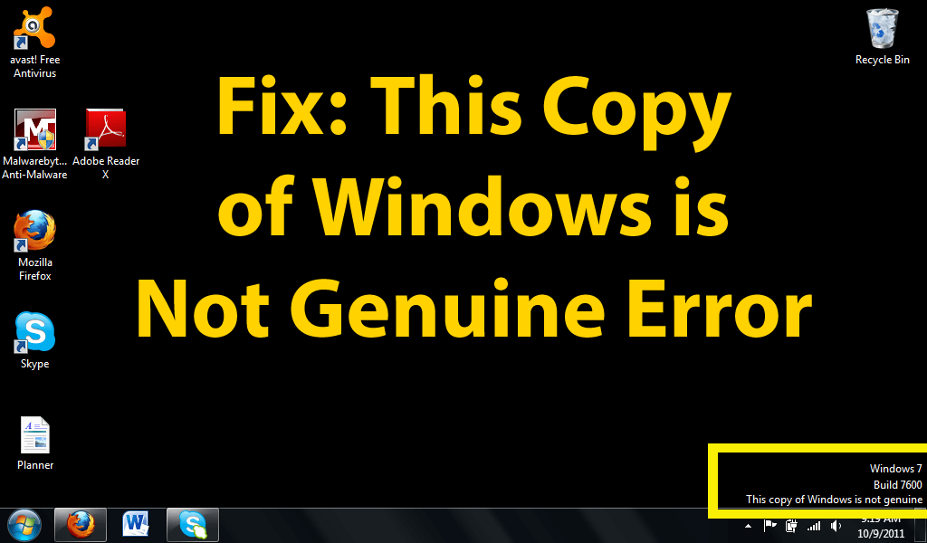 Windows installera äkta Windows