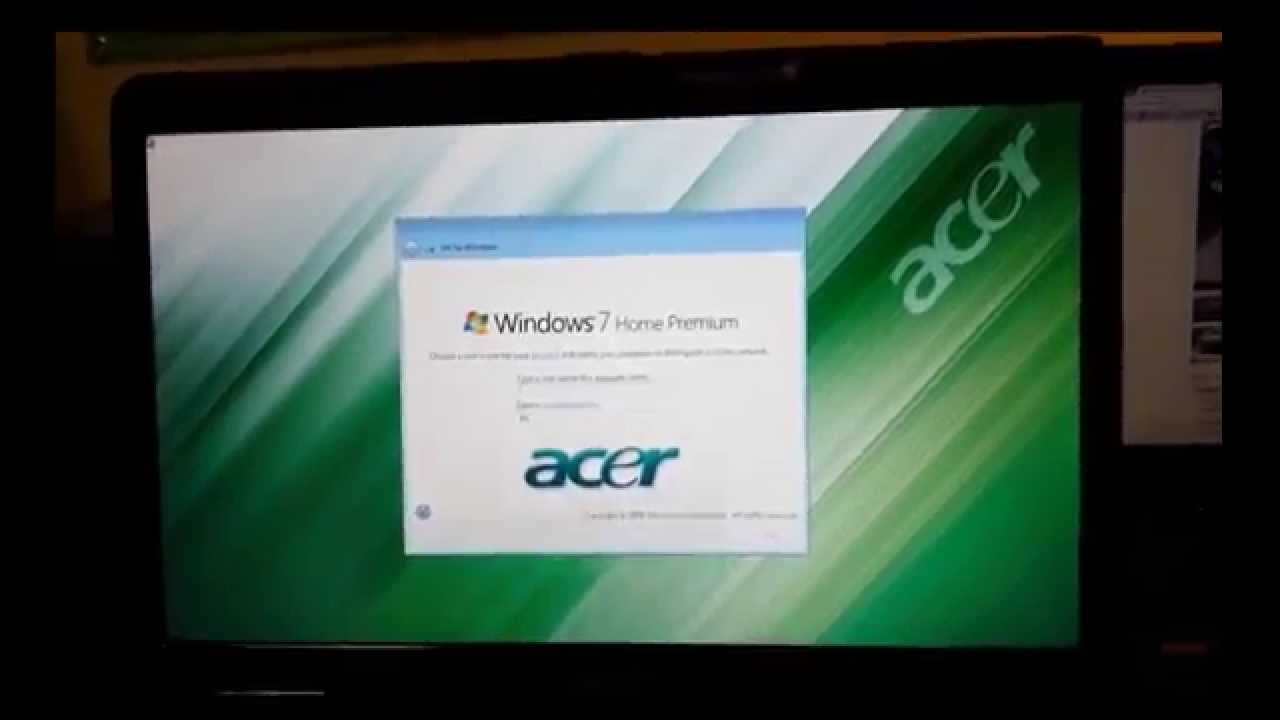 acer will Windows XP auf Werkseinstellungen wiederherstellen