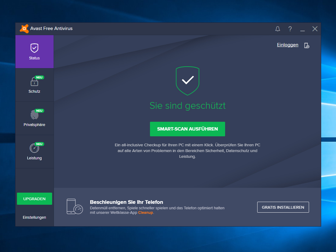 antivirus use kostenlos windows 7