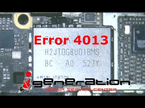 Błąd Apple 4013
