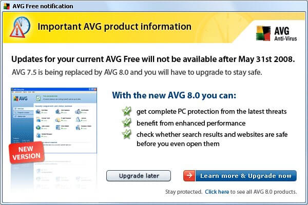 avg8 zero free antivirus