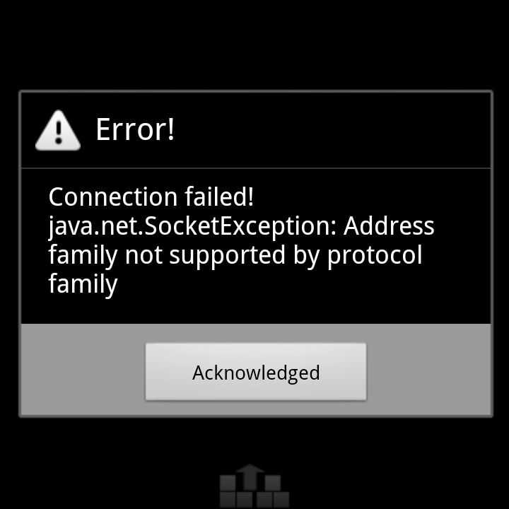 blackberry text message protocol error