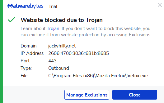 blockerade startprogram malwarebytes