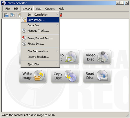 gravar cd do ubuntu durante o Windows
