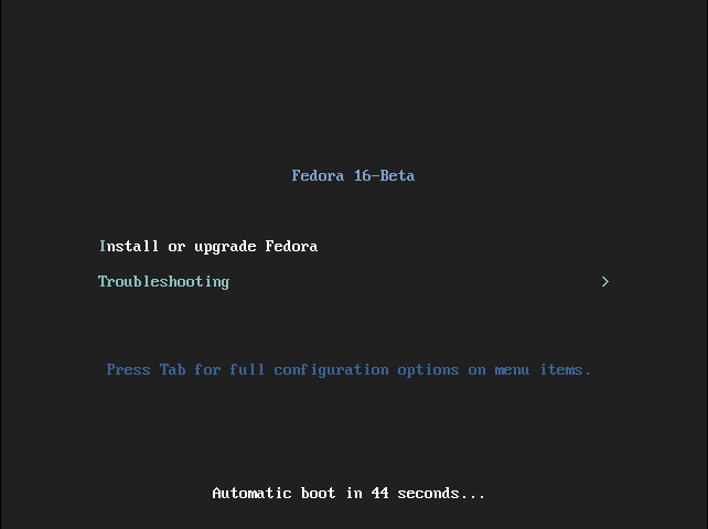 невозможно установить Fedora 17