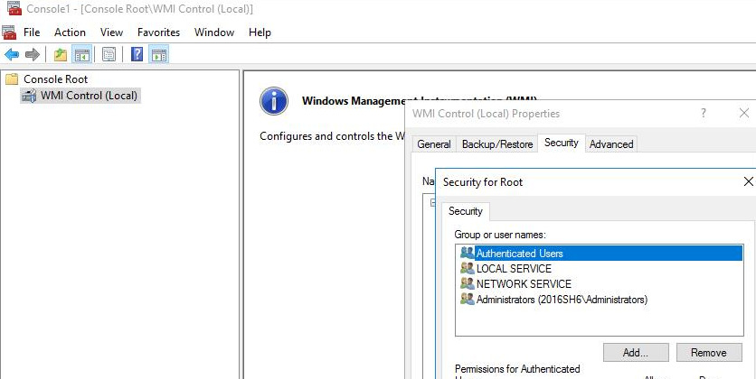 cannot begin with citrix wmi service access Denied