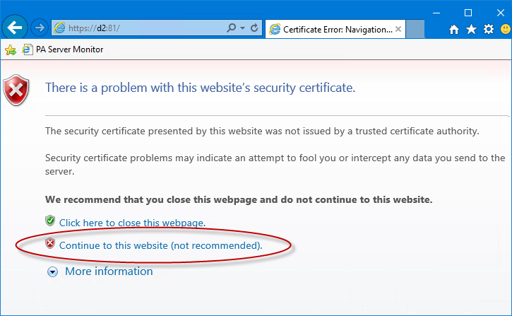 error de certificado del navegador web 6
