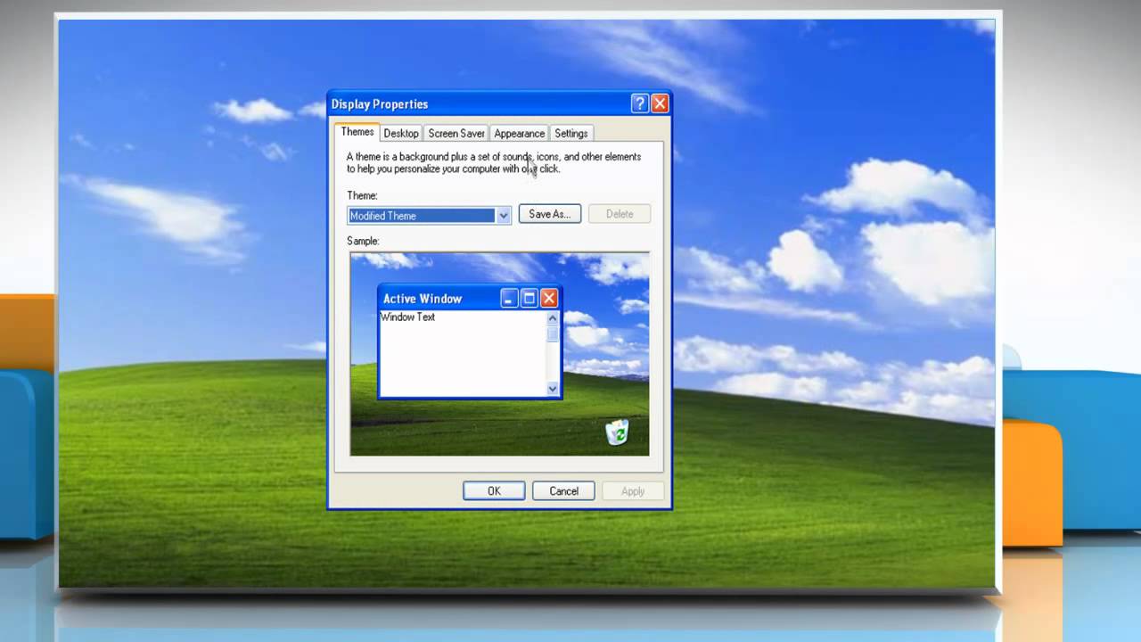 cambia proprietà colore barra delle applicazioni di Windows xp