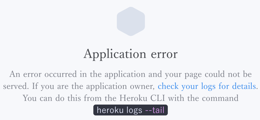 cli application error