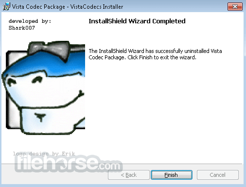 Powrót do kodeka widok na Windows pobierania
