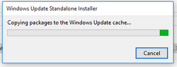 kopiëren biedt de Windows Update Storage-cache Windows 8