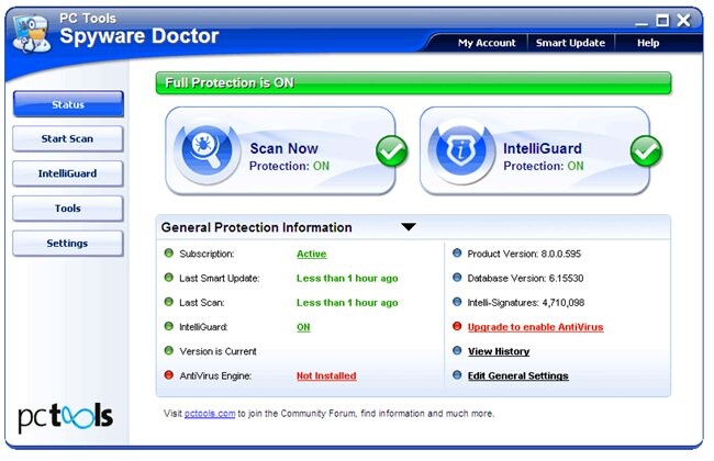 sistema di sconti per spyware doctor