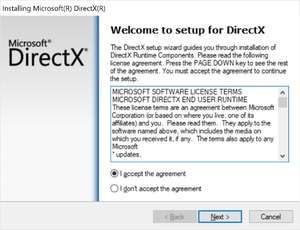 directx d'enseignements juin 2010 pour Windows 7
