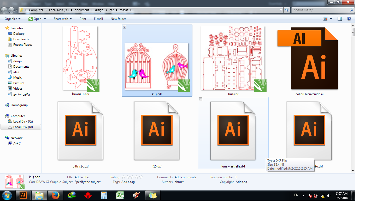 mostrar imágenes de Illustrator en Windows