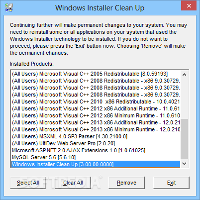 download windows installer cleanup utility platform now