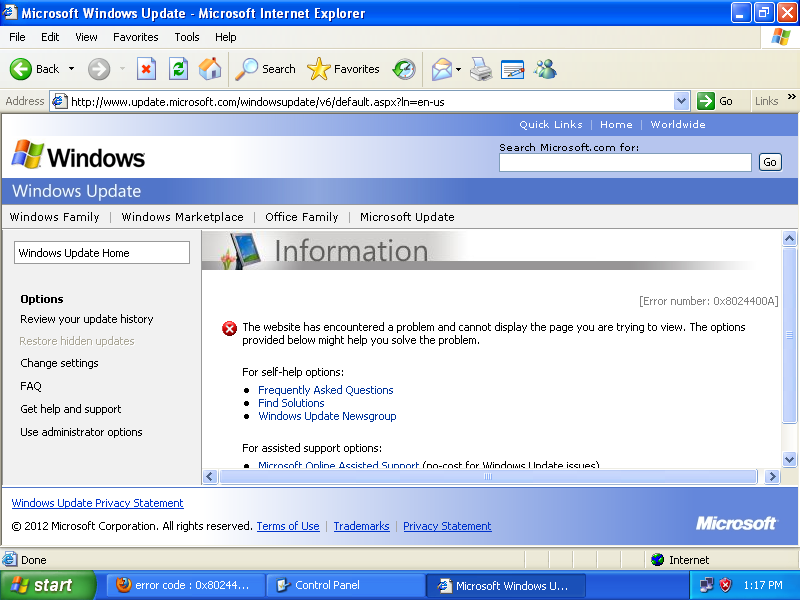 ladda ner Windows Vista-uppdateringar xp