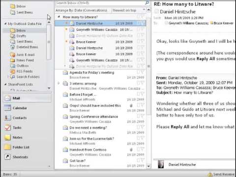 E-Mail-Kleidung in Outlook