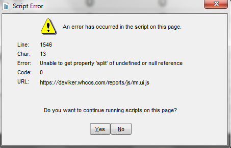 enable opera javascript error