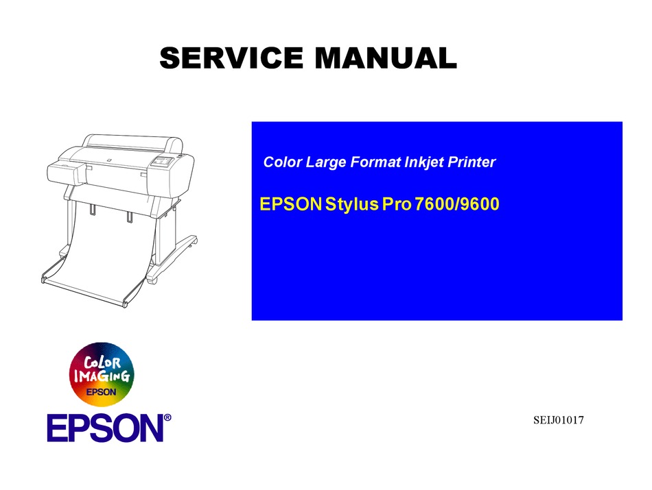 epson 7600 set ink cartridge error