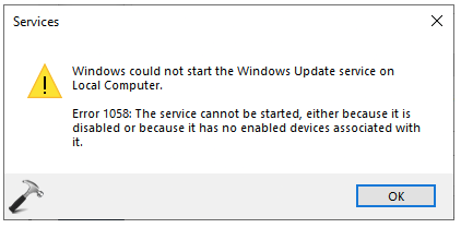 error 1058, el servicio generalmente no se puede iniciar con el firewall