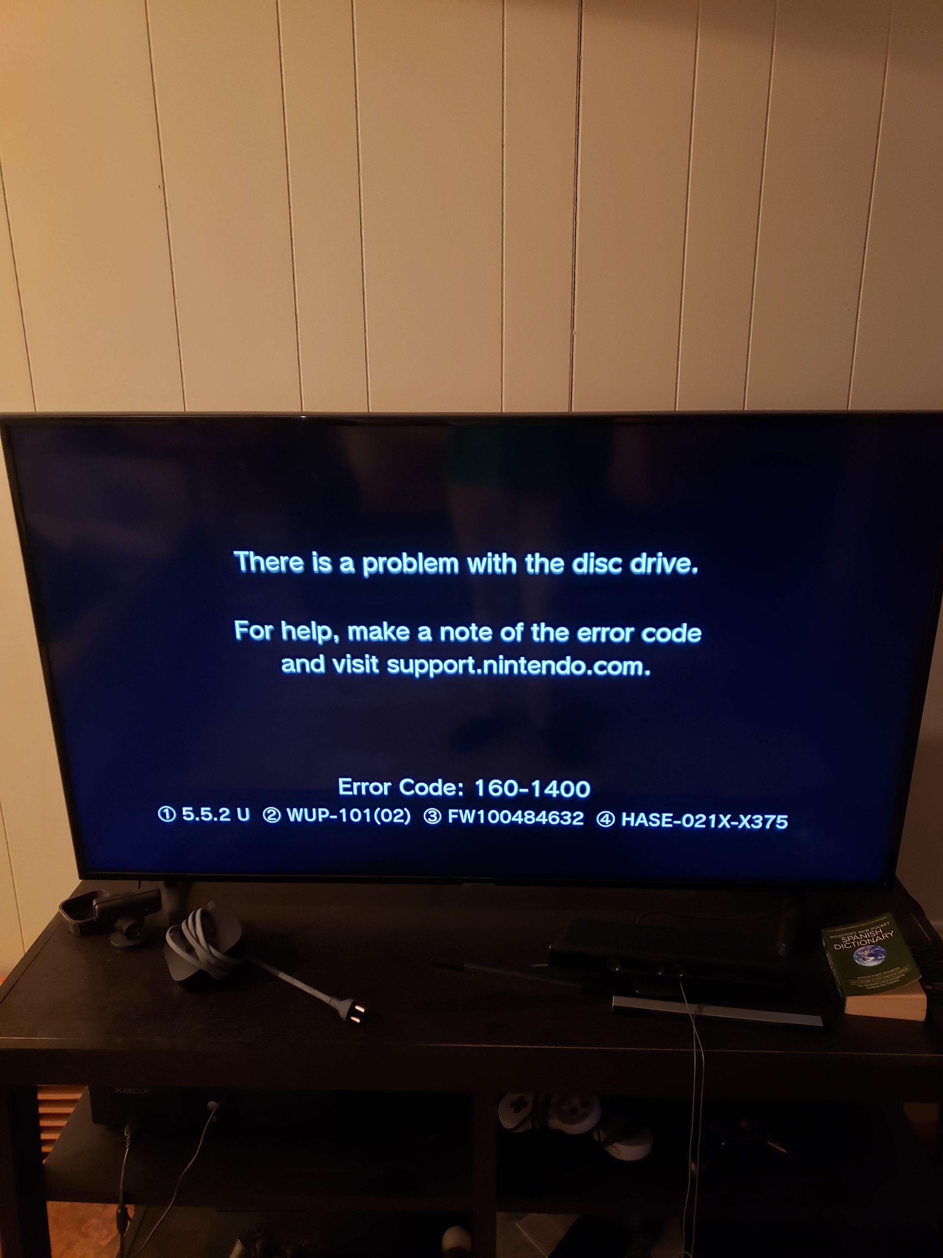 error with the my wii