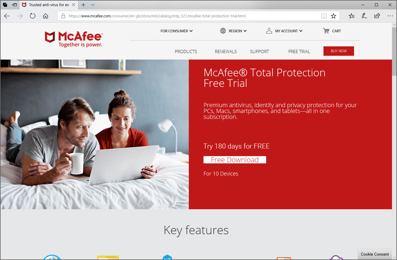 free 30-day trial of mcafee antivirus download