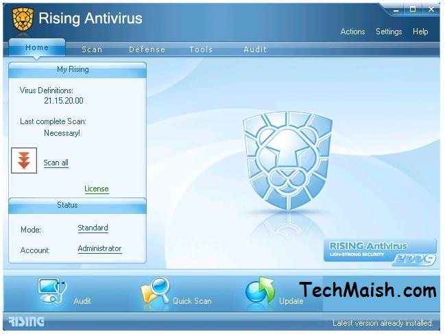 kostenloser größerer Antivirus-Produktschlüssel