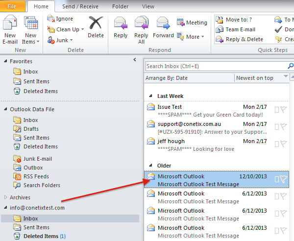 How do I find e-mail address headers in Outlook 2010