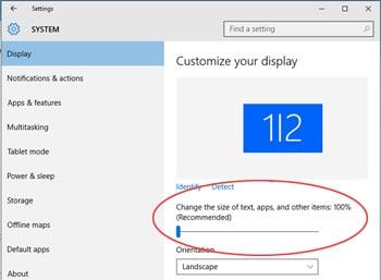 hur om du vill ändra skrivbordets teckensnittsstorlek tillbaka i Windows Vista