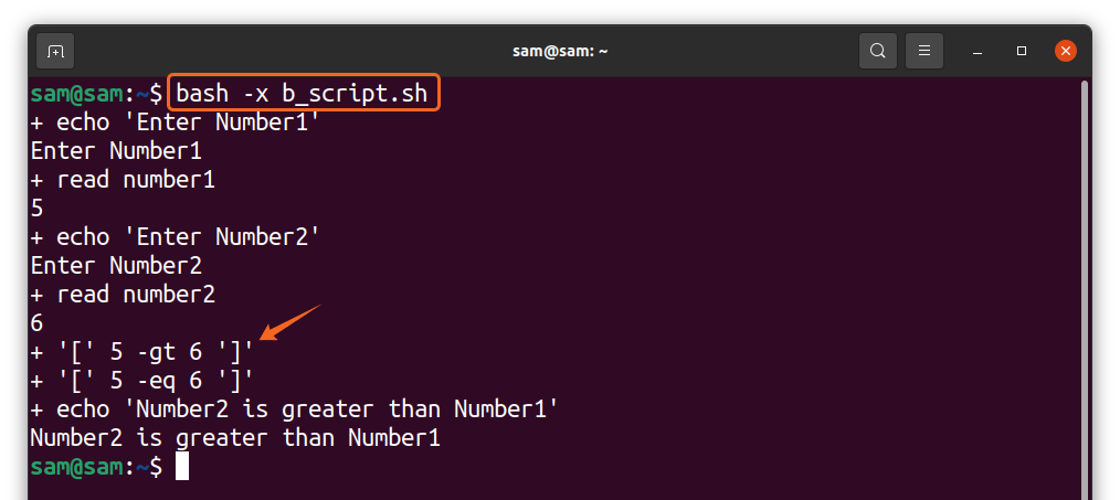 how to debug a shell script in korn shell