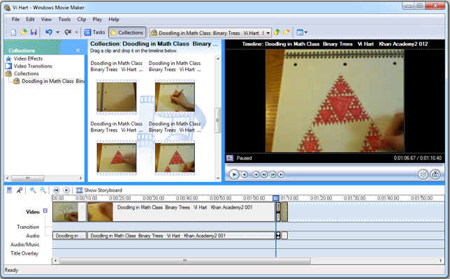 jak edytować filmy w odtwarzaczu realplayer w programie Windows Movie Maker