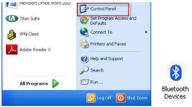 hur man aktiverar bluetooth i Windows XP sp3