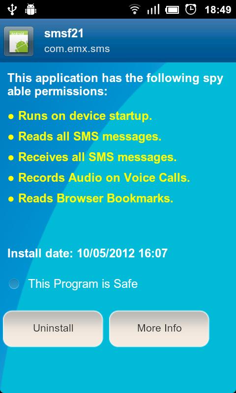 how to remove spyware on had was iphone