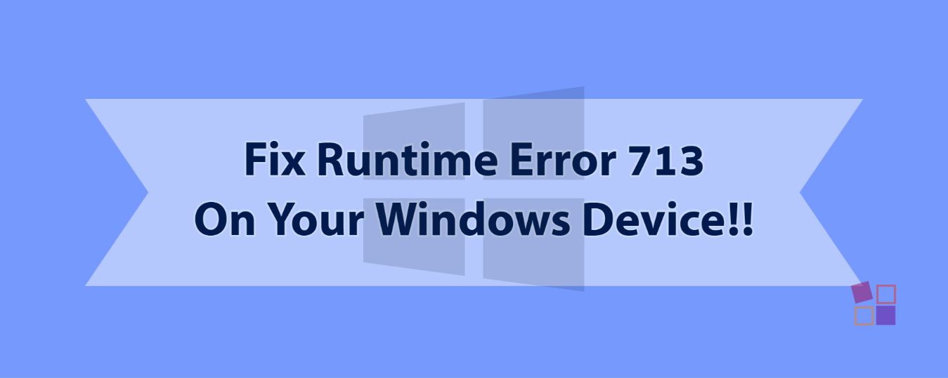 how to work out runtime error 713 in vb6