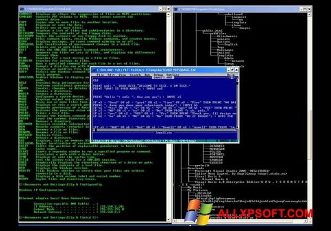 how to sprint qbasic in windows xp
