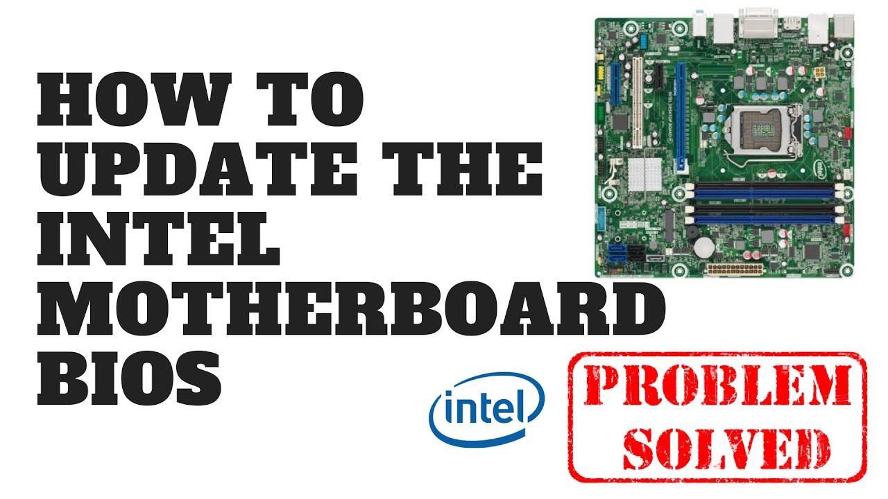 cómo actualizar la BIOS de Intel completa con una unidad flash
