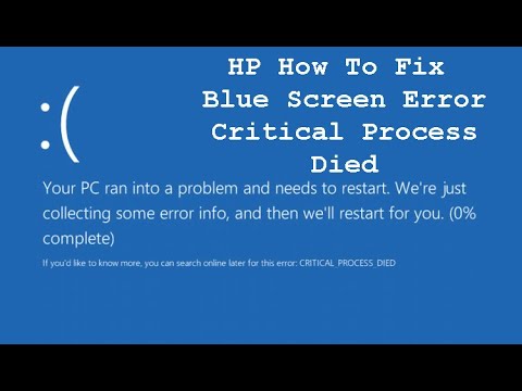 hp blue exhibition screen of death