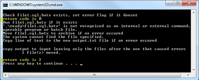 comando if con respecto a los archivos por lotes de Windows