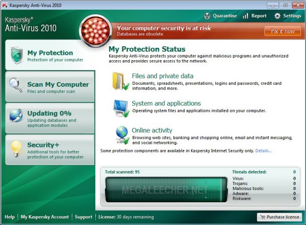 kaspersky antivirus 2010 Seriennummer