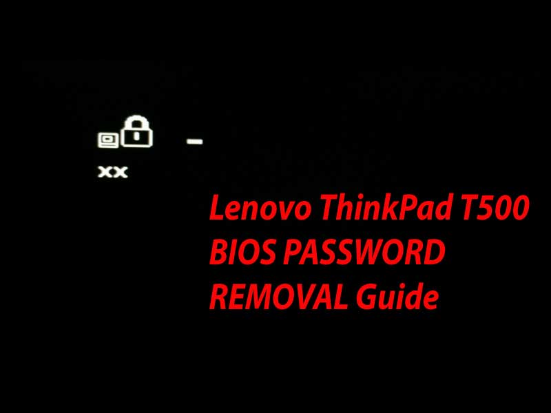 lenovo t500 standaard bios-wachtwoord