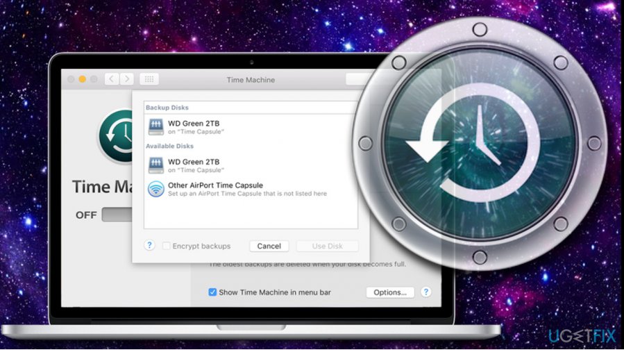 mac system restore to past years date