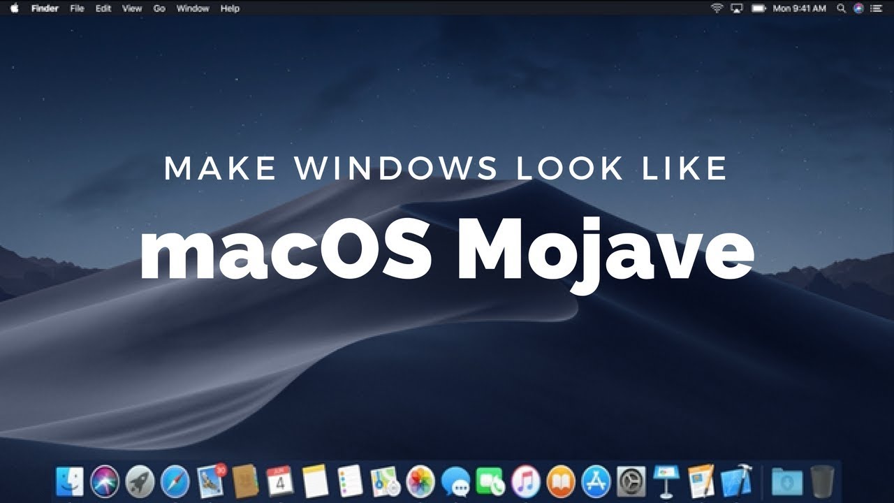 faire la barre des tâches de Windows par exemple comme mac