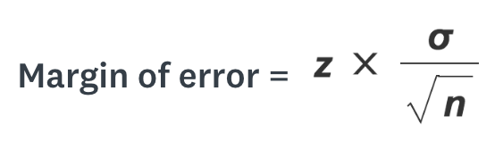 margin of error response rate calculator