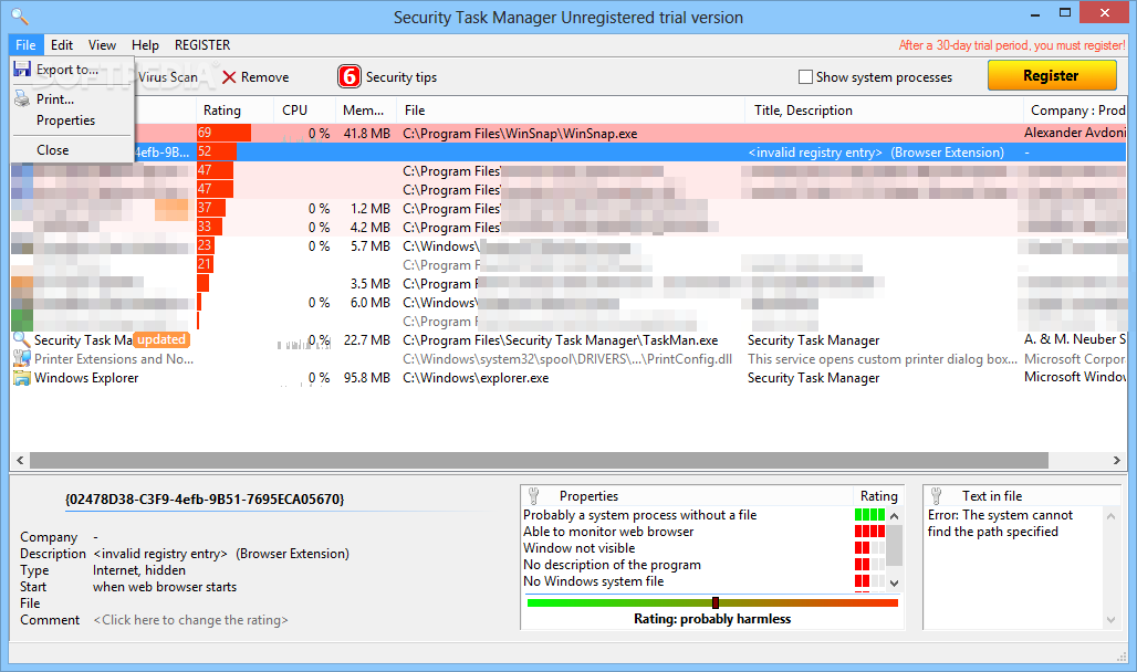 microsoft security task manager download